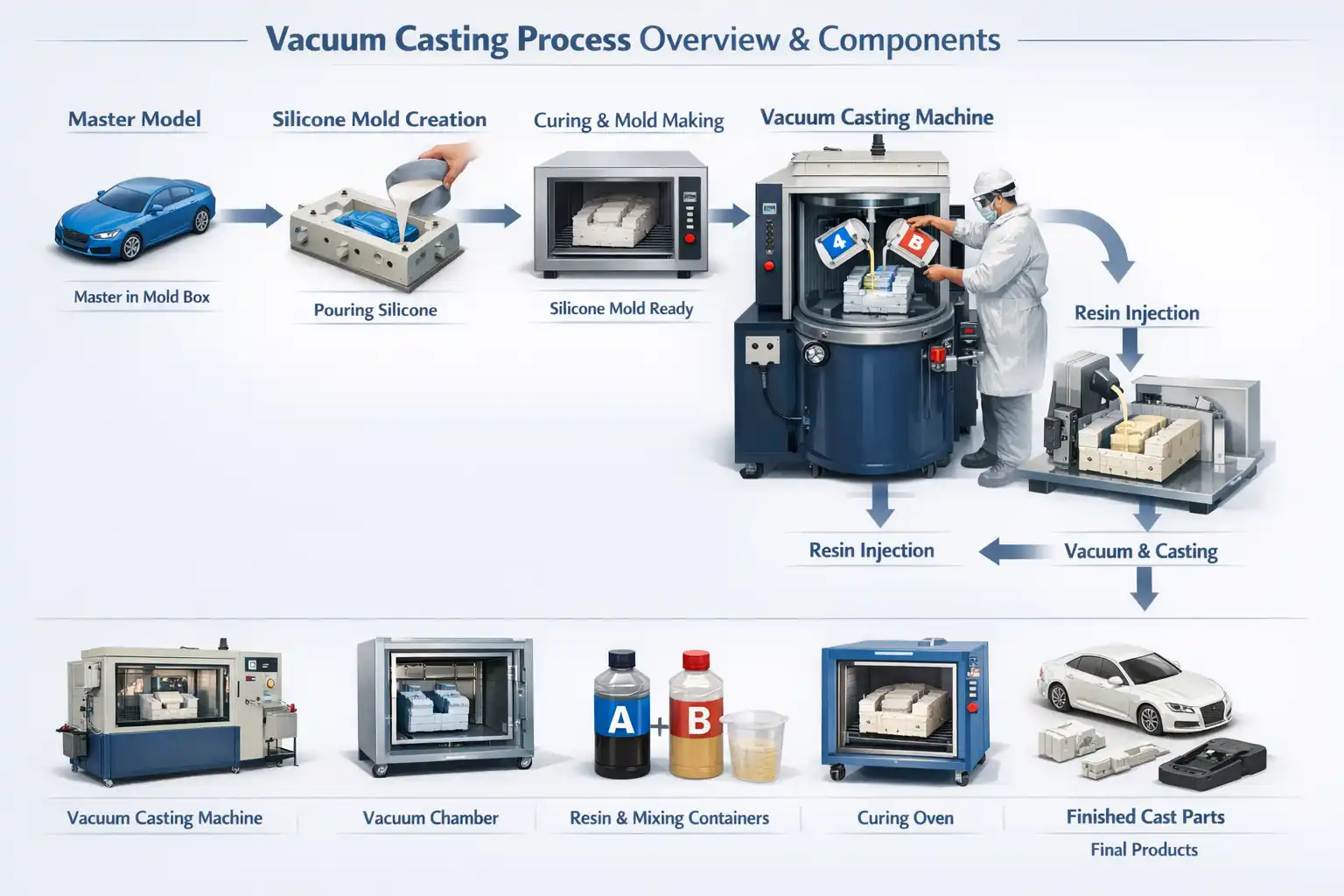 How Does the Vacuum Casting Process Work? 